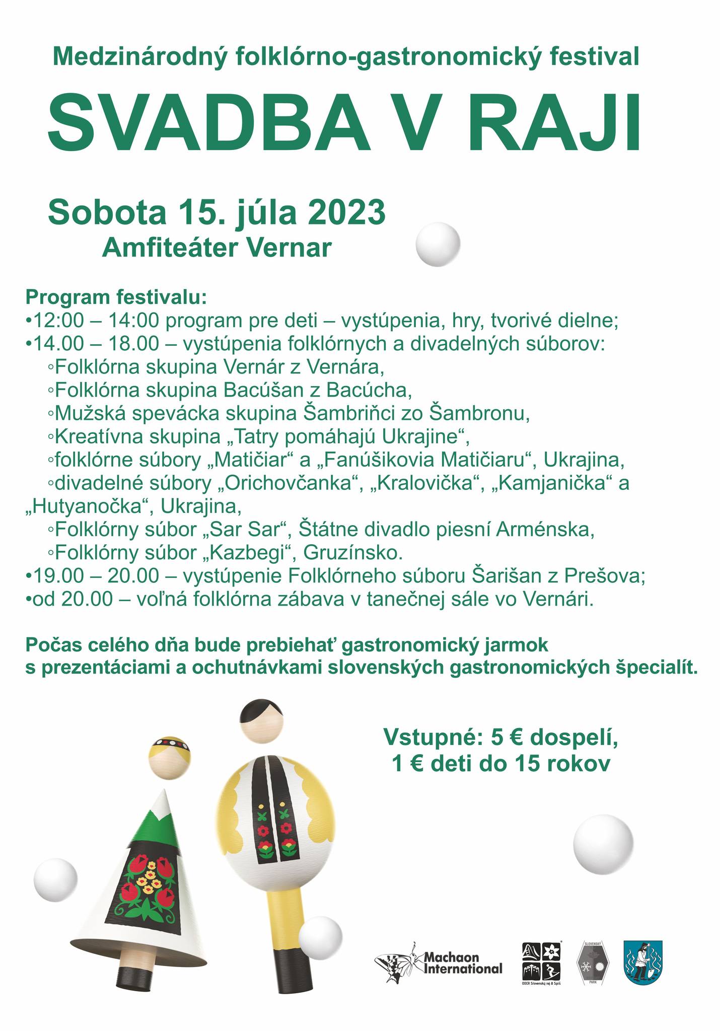 Svadba v Raji - festival vo Vernári